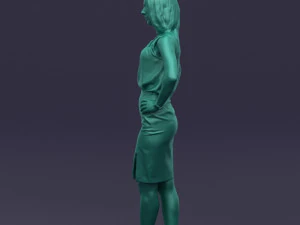 hands on hips woman 0396 3d print ready 3D Print Model