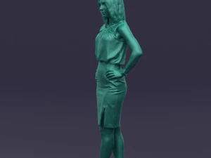 hands on hips woman 0396 3d print ready 3D Print Model