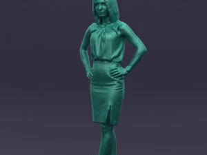 hands on hips woman 0396 3d print ready 3D Print Model