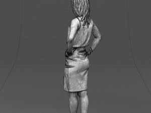hands on hips woman 0396 3d print ready Model Cetak 3D