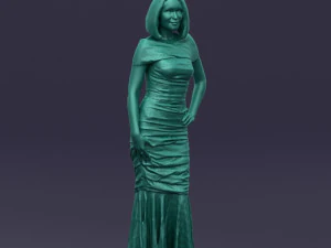 mulher listrada 0395 Modelo 3D