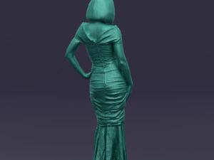 mulher listrada 0395 Modelo 3D