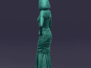 mulher listrada 0395 Modelo 3D