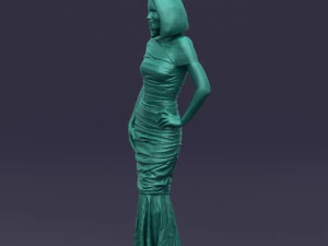 mulher listrada 0395 Modelo 3D