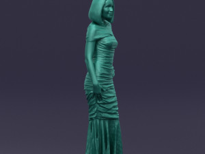 striped woman 0395 3d print ready 3D प्रिंट मॉडल