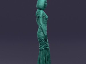 striped woman 0395 3d print ready 3D प्रिंट मॉडल