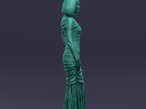 striped woman 0395 3d print ready 3D Print Model