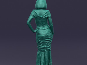 striped woman 0395 3d print ready 3D प्रिंट मॉडल