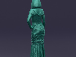 striped woman 0395 3d print ready 3D प्रिंट मॉडल