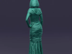 striped woman 0395 3d print ready 3D Print Model
