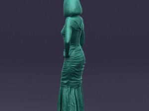 striped woman 0395 3d print ready 3D प्रिंट मॉडल