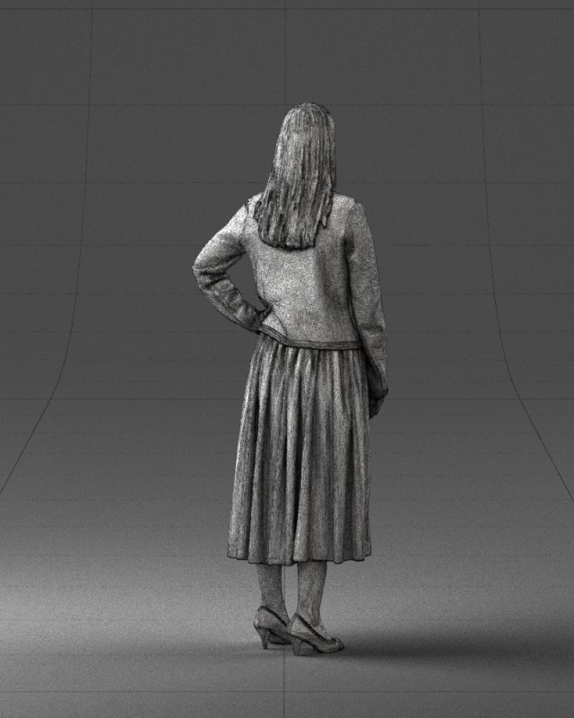 Gray skirt 3d hotsell