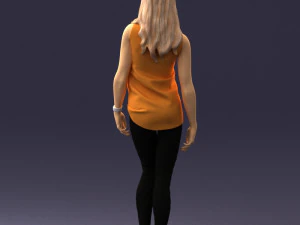 girl in black leggings 0376 3d print ready 3D Print Model