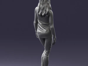 girl in black leggings 0376 3d print ready 3D Print Model