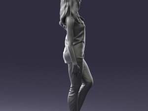 girl in black leggings 0376 3d print ready 3Dプリントモデル
