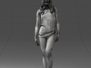girl in black leggings 0376 3d print ready 3Dプリントモデル