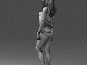 girl in black leggings 0376 3d print ready 3D Print Model