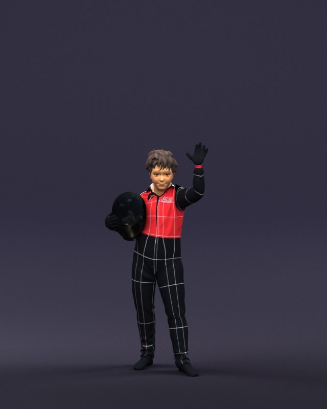racer boy 0400 3d print ready Modèles 3D en vedette .c4d .max .obj .3ds .fbx .stl .blend 