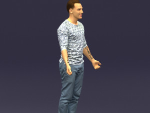 metal pants man 0401 Modèle 3D