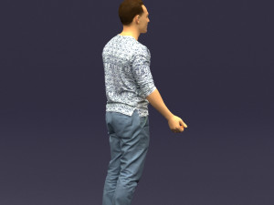 metal pants man 0401 Modèle 3D