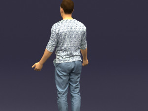 metal pants man 0401 Modèle 3D