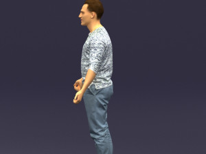 metal pants man 0401 Modèle 3D