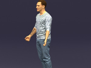 metal pants man 0401 Modèle 3D