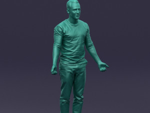 metal pants man 0401 Modèle 3D