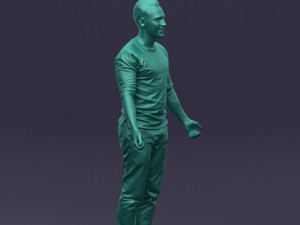 metal pants man 0401 Modèle 3D