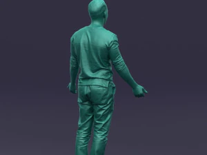 metal pants man 0401 3D Model
