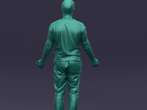 metal pants man 0401 Modèle 3D