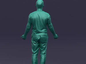 metal pants man 0401 3D Model