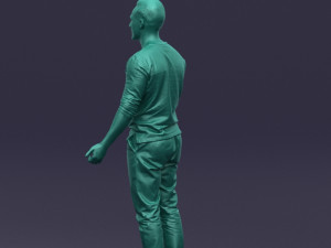 metal pants man 0401 Modèle 3D