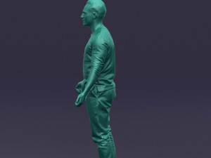 metal pants man 0401 Modèle 3D