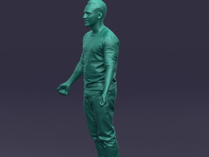 metal pants man 0401 Modèle 3D