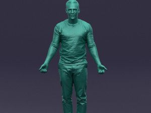 metal pants man 0401 Modèle 3D