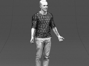 metal pants man 0401 Modèle 3D