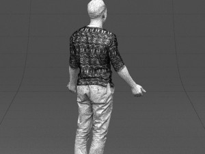 metal pants man 0401 Modèle 3D