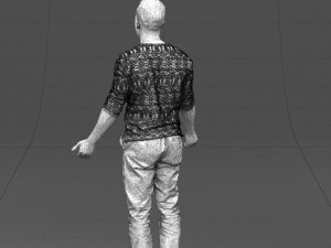 metal pants man 0401 Modèle 3D