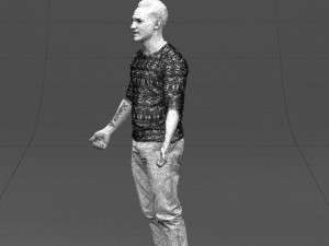 metal pants man 0401 Modèle 3D