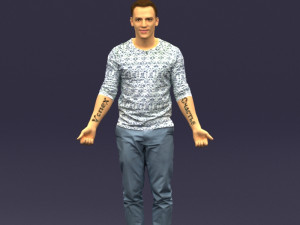 metal pants man 0401 3d print ready 3D Print Model