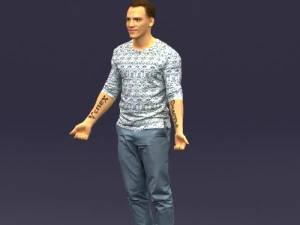 metal pants man 0401 3d print ready 3D Print Model