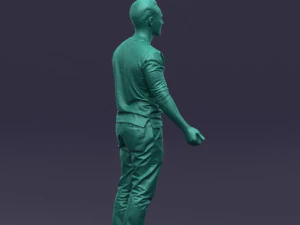 metal pants man 0401 3d print ready 3D Print Model