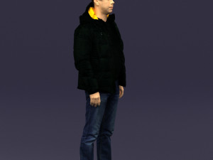 cool jacket man 0399 3D Model