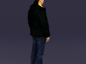 cool jacket man 0399 3D Model