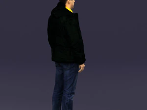cool jacket man 0399 3D Model