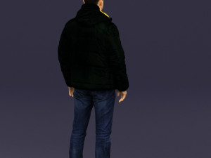 cool jacket man 0399 3D Model