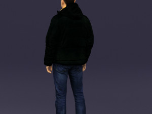 cool jacket man 0399 3D Model