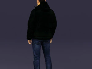 cool jacket man 0399 3D Model