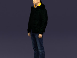 cool jacket man 0399 3D Model